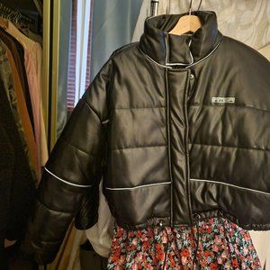 I.AM.Gia Black Puffer Jacket Sz M New w Tags